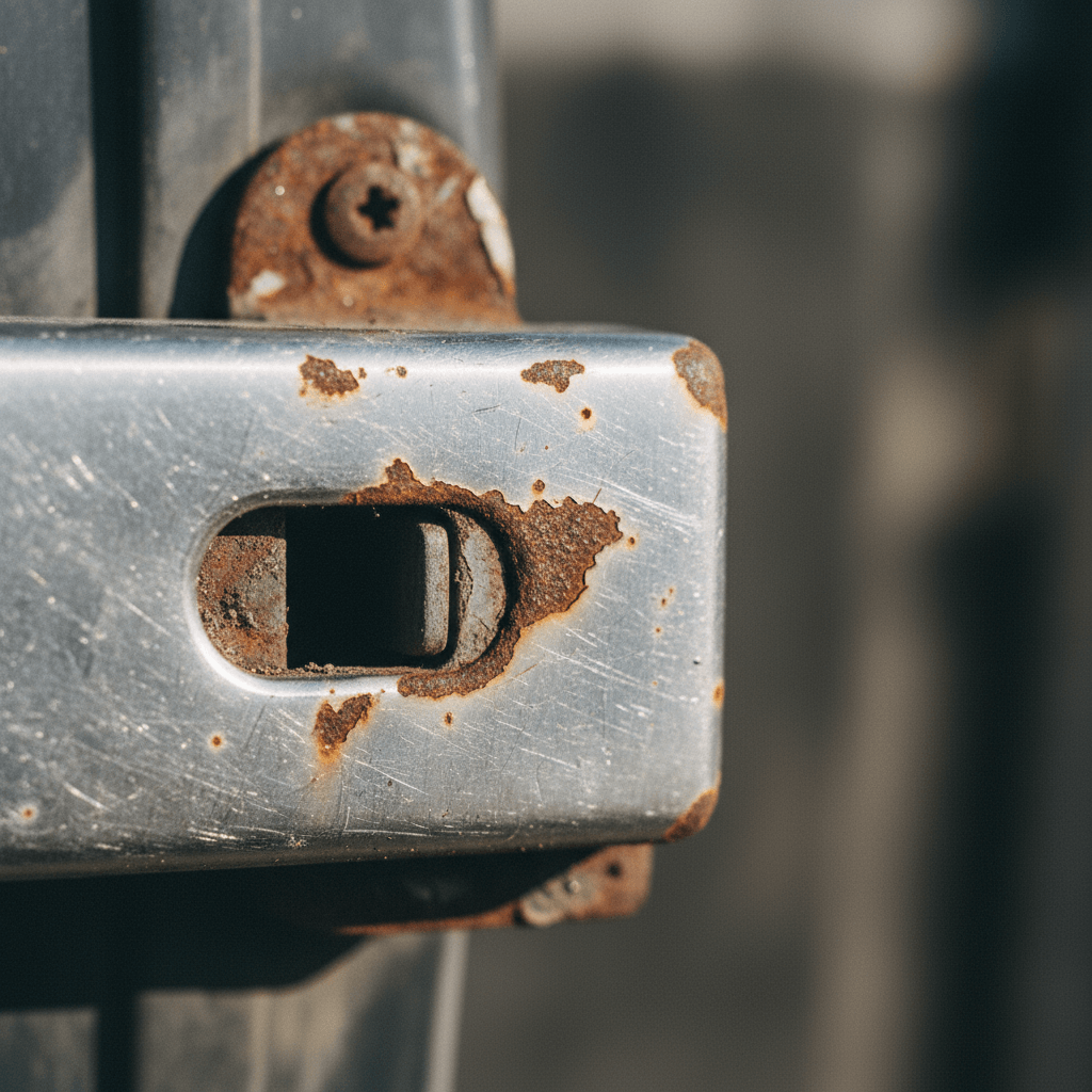 Verklemmtes Autoschloss alt