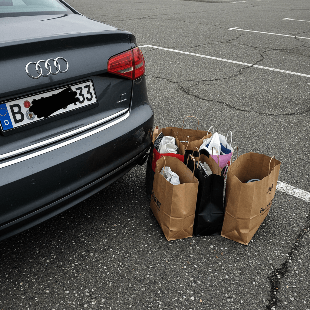 Eingeschlossener Schlüssel im Kofferraum